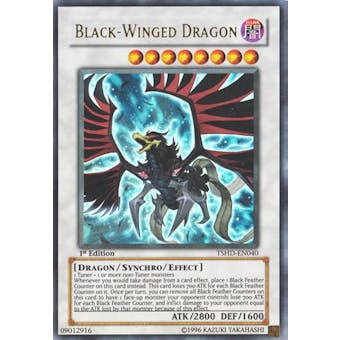 Yu-Gi-Oh The Shining Darkness 1st Edition Single Black-Winged Dragon Ultra Rare