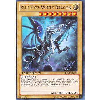 Yu-Gi-Oh Promotional Single Blue-Eyes White Dragon Ultra Rare JUMP-EN068 - NEAR MINT