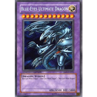 Yu-Gi-Oh Promotional Single Blue-Eyes Ultimate Dragon Secret Rare - HEAVY PLAY (HP)