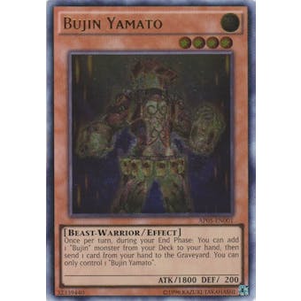 Yu-Gi-Oh Astral Pack 5 Single Bujin Yamato Ultimate Rare - NEAR MINT (NM)