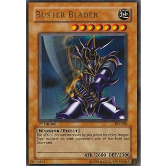 Yu-Gi-Oh Pharaoh's Servant Single Buster Blader UItra Rare PSV-050 - HIGH PLAY (HP)