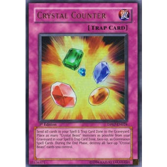 Yu-Gi-Oh Duelist Pack 7 Single Crystal Counter Ultra rare 1st Edition - NEAR MINT (NM)