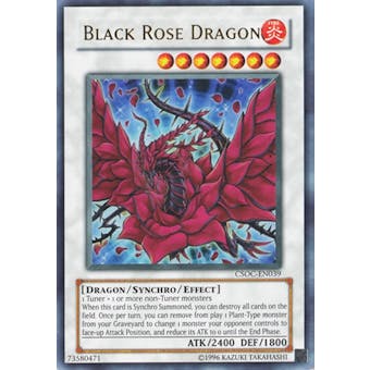 Yu-Gi-Oh Crossroads of Chaos Single Black Rose Dragon Ultra Rare - SLIGHT PLAY (SP)