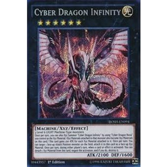 Yu-Gi-Oh Breakers of Shadow Single Cyber Dragon Infinity Secret Rare - NEAR MINT (NM)