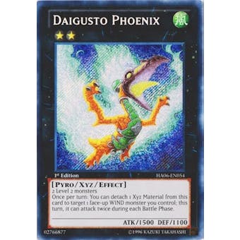 Yu-Gi-Oh Hidden Arsenal 1st Ed. Single Daigusto Phoenix Secret Rare