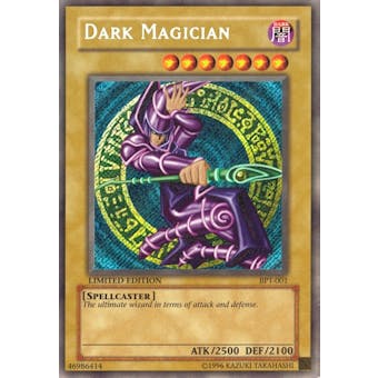 Yu-Gi-Oh Promotional Single Dark Magician Secret Rare BPT-001 - SLIGHT PLAY (SP)