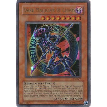 Yu-Gi-Oh Invasion of Chaos 1st Edition Dark Magician Of Chaos Ultra Rare - SLIGHT PLAY (SP)