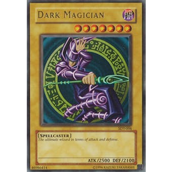 Yu-Gi-Oh Starter Pack Yugi Single Dark Magician Ultra Rare SDY-006 - MODERATE PLAY (MP)