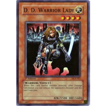 Yu-Gi-Oh Dark Crisis 1st Edition Single D.D. Warrior Lady Super Rare 027 - MODERATE PLAY