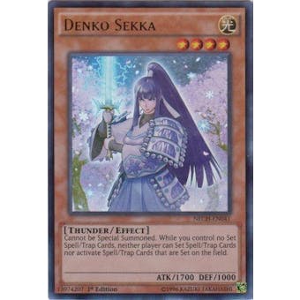 Yu-Gi-Oh The New Challengers Single Denko Sekka Ultra Rare - NEAR MINT (NM)