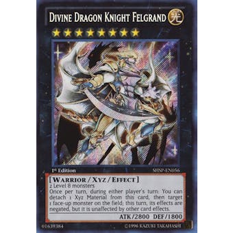 Yu-Gi-Oh Shadow Specters 1st Ed. Single Divine Dragon Knight Felgrand Secret Rare