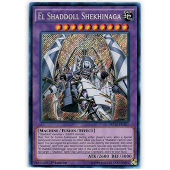Yu-Gi-Oh MP15 1st Ed. Single El Shaddoll Shekhinaga Secret Rare - NEAR MINT (NM)