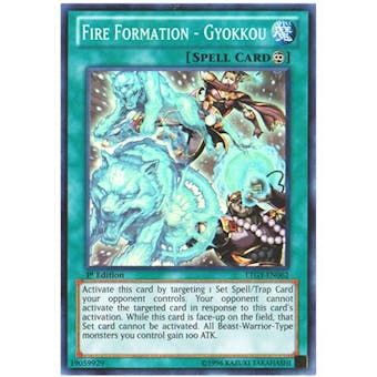 Yu-Gi-Oh Lord of Tachyon Galaxy 1st Ed. Single Fire Formation - Gyokkou Super Rare