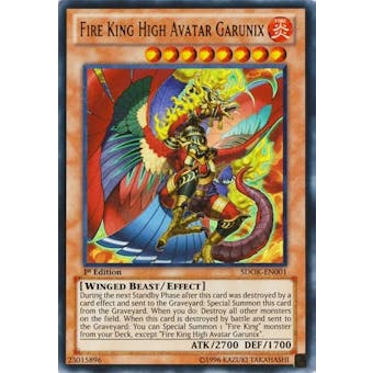 Yu-Gi-Oh Structure Deck 1st Ed. Single Fire King High Avatar Garunix Ultra Rare - NM
