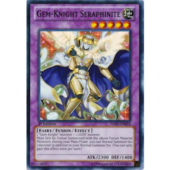 Yu-Gi-Oh Hidden Arsenal 1st Ed. Single Gem-Knight Seraphinite Super Rare - NEAR MINT (NM)