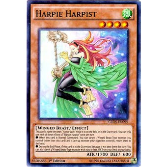 Yu-Gi-Oh Crossed Souls 1st Ed. Single Harpie Harpist Super Rare - NEAR MINT (NM)