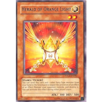 Yu-Gi-Oh The Duelist Genesis 1st Ed. Single Herald of Orange Light Rare - SLIGHT PLAY