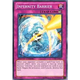 Yu-Gi-Oh Collectible Tins Single Infernity Barrier Super Rare CT09-EN023 - SLIGHT PLAY (SP)