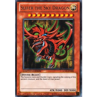 Yu-Gi-Oh Legendary Collection Single Slifer the Sky Dragon Ultra Rare - SLIGHT PLAY (SP)