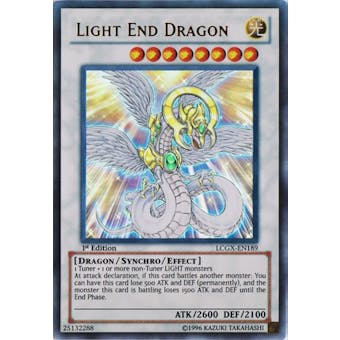 Yu-Gi-Oh Legendary Collection 1st Edition Single Light End Dragon Ultra Rare EN189