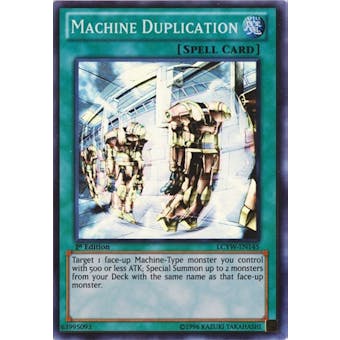 Yu-Gi-Oh Legendary Collection 1st Edition Single Machine Duplication Super Rare