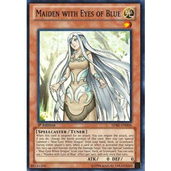 Yu-Gi-Oh SDBE Single Maiden with Eyes of Blue Super Rare - NEAR MINT (NM)