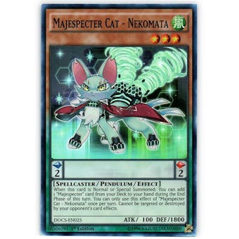 Yu-Gi-Oh DOCS 1st. Ed. Single Majespecter Cat - Nekomata - NEAR MINT (NM)