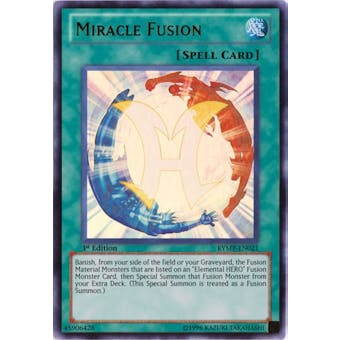 Yu-Gi-Oh Ra Yellow Mega-Pack Single 1st. Ed. Miracle Fusion Ultra Rare - RYMP-EN021 - NM