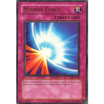 Yu-Gi-Oh Metal Raiders Single Mirror Force Ultra Rare - MODERATE PLAY (MP)