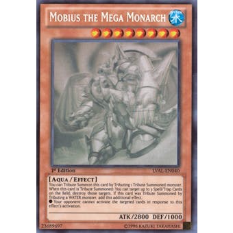 Yu-Gi-Oh Legacy of the Valiant Single Mobius the Mega Monarch Ghost Rare - NEAR MINT
