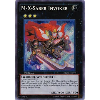 Yu-Gi-Oh Order of Chaos 1st Ed. Single M-X-Saber Invoker Secret Rare - NEAR MINT (NM)