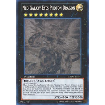 Yu-Gi-Oh Galactic Overlord 1st Ed. Single Neo Galaxy-Eyes Photon Dragon Ghost Dragon - NEAR MINT (NM)