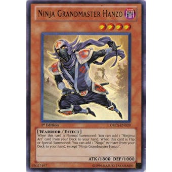 Yu-Gi-Oh Order of Chaos 1st Ed. Single Ninja Grandmaster Hanzo Ultra Rare- NEAR MINT (NM