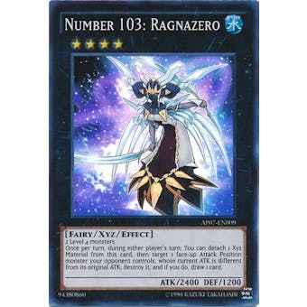 Yu-Gi-Oh AP07 Single Number 103: Ragnazero Super Rare - NEAR MINT (NM)