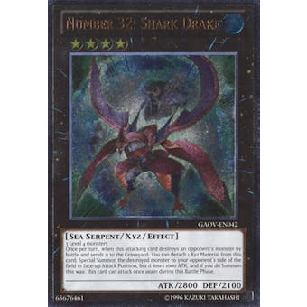Yu-Gi-Oh Galactic Overlord 1st Ed. Single Number 32: Shark Drake Ultimate Rare