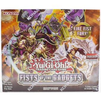 Yu-Gi-Oh Fists of Gadgets 1st Edition Booster Box