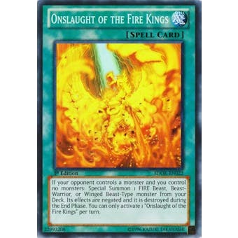Yu-Gi-Oh Starter Deck 1st Ed. Single Onslaught of the Fire Kings Super Rare - NEAR MINT (NM)