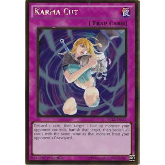 Yu-Gi-Oh PGLD2 Single Karma Cut Gold Rare - NEAR MINT (NM)