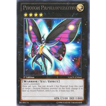 Yu-Gi-Oh Galactic Overlord Single Photon Papilloperative Rare - NEAR MINT (NM)