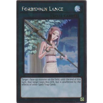 Yu-Gi-Oh Knights of the Round Table Single Forbidden Lance Platinum Rare - NEAR MINT (NM)
