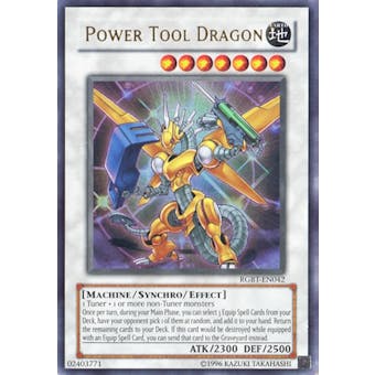 Yu-Gi-Oh Raging Battle 1st Edition Single Power Tool Dragon Ultra Rare - NEAR MINT