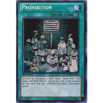 Yu-Gi-Oh Legendary Collection 1st Ed. Single Prohibition Secret Rare
