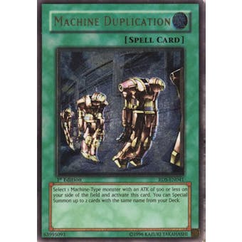 Yu-Gi-Oh Rise of Destiny 1st Edition Single Machine Duplication Ultimate Rare Near Mint (NM)