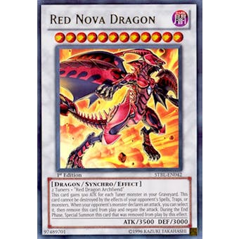 Yu-Gi-Oh Starstrike Blast 1st Edition Single Red Nova Dragon Ultra Rare - NEAR MINT (NM)