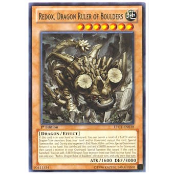Yu-Gi-Oh Lord Tachyon Galaxy 1st. Ed. Single Redox, Dragon Ruler of Boulders Rare - NM