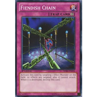 Yu-Gi-Oh SDBE Single Fiendish Chain Common - NEAR MINT (NM)