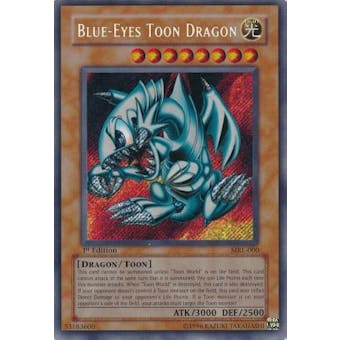 Yu-Gi-Oh Magic Ruler Single Blue-Eyes Toon Dragon Secret Rare - SLIGHT / MODERATE PLAY (sp/mp)