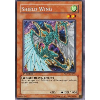 Yu-Gi-Oh Absolute Powerforce 1st Edition Single Shield Wing Secret Rare EN095