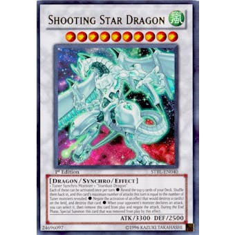 Yu-Gi-Oh Starstrike Blast 1st Ed. Single Shooting Star Dragon Ultra Rare - NEAR MINT