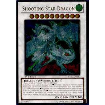 Yu-Gi-Oh Starstrike Blast 1st Ed. Single Shooting Star Dragon Ultimate Rare - NEAR MINT